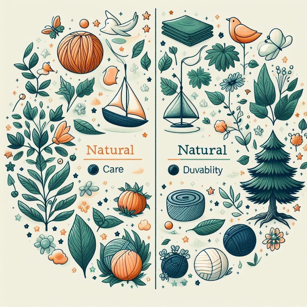 Сравнение характеристик натуральных и синтетических тканей